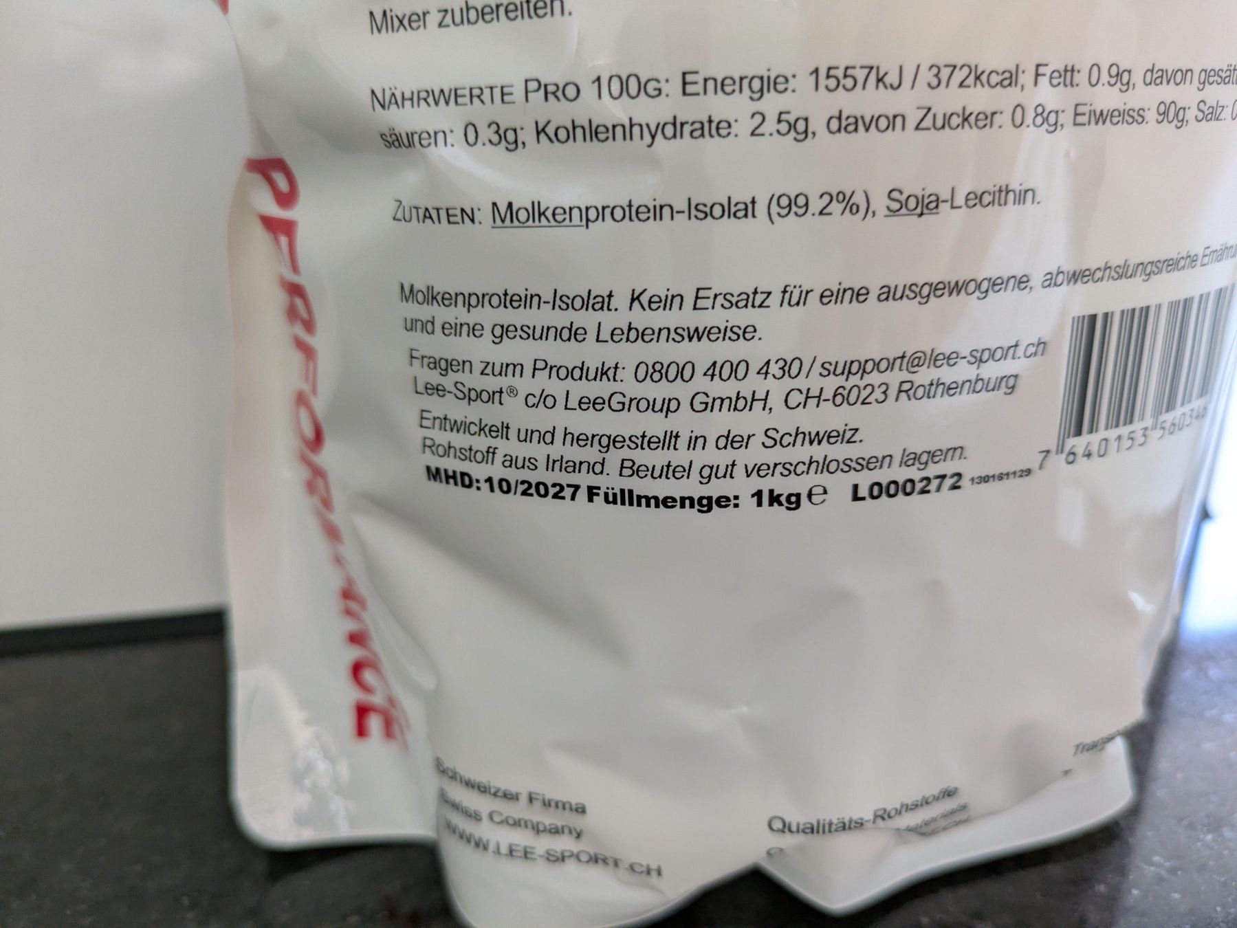 Lee-Sport Cibi & Specialità: Whey Isolate Neutral von Lee-Sport – Nuovo e nell'imballaggio originale da Rorbas venduto da nin_2kwx 1
