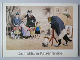 Die fröhliche Katzenfanilie