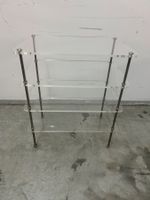Designer Möbel Chromstahl und Plexiglas signiert ca. um 1990