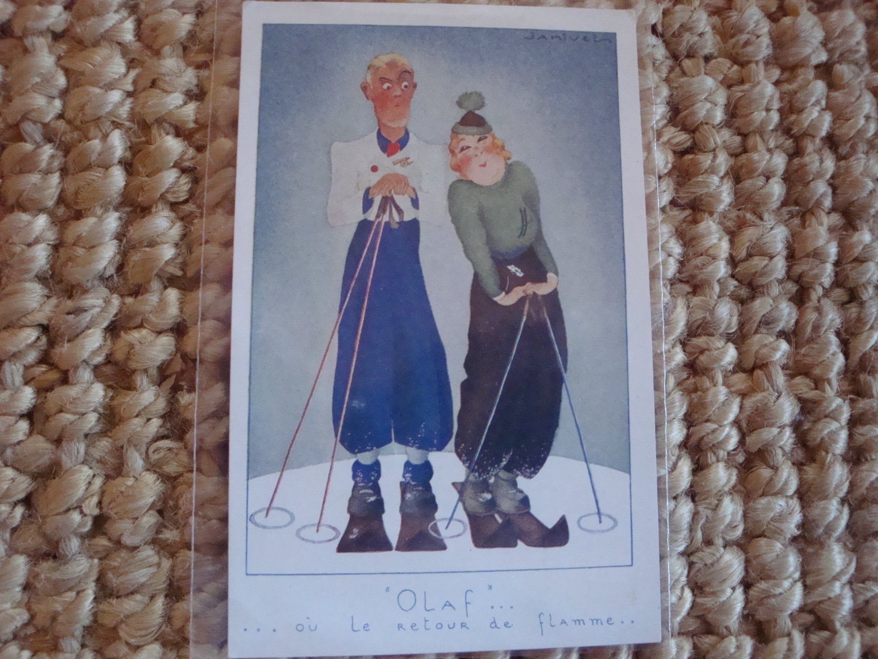 Cartes postales: Samivel Ski Wintersport – D'occasion à scharnachtal par Riso500