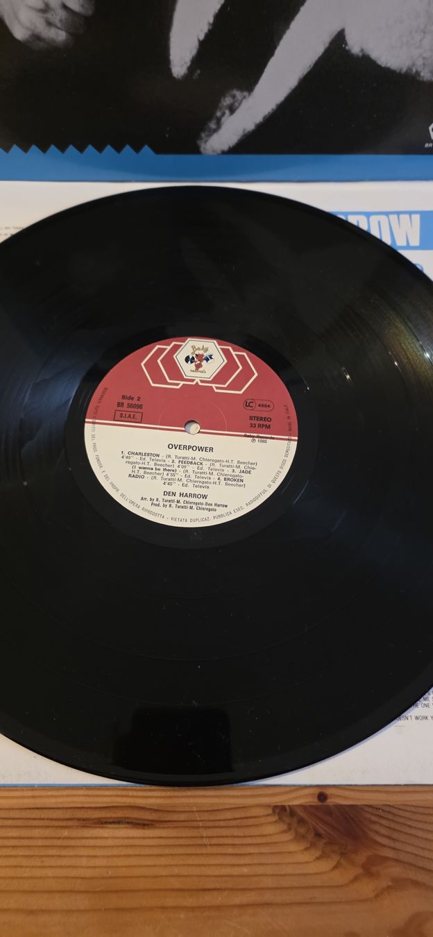 Dischi in vinile: Vinyle Den Harrow - Overpower - 1985  Vg+ – Usato da Yvonand venduto da RF-VINYL 3
