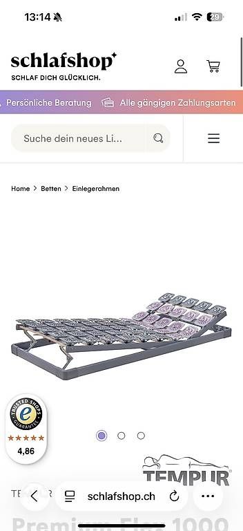 Lattenroste: Premium Flex 1000 (Lattenrost) 90x200 – Gebraucht aus Zürich von Ottikarotti
