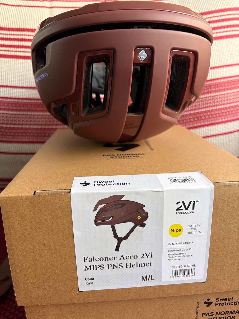 Caschi: PAS Falconer Aero 2Vi MIPS PNS Helmet - Rust, M/L – Usato da Winterthur venduto da ivan12891 3