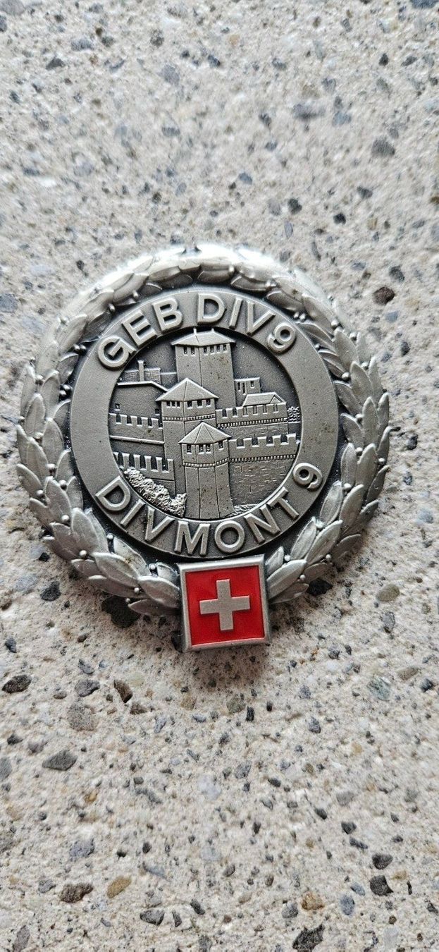 Schweizer Armee Placchette & Badge: *** Beretemblem Silber *** – Nuovo (secondo la descrizione) da Riedholz venduto da fr_sIruP
