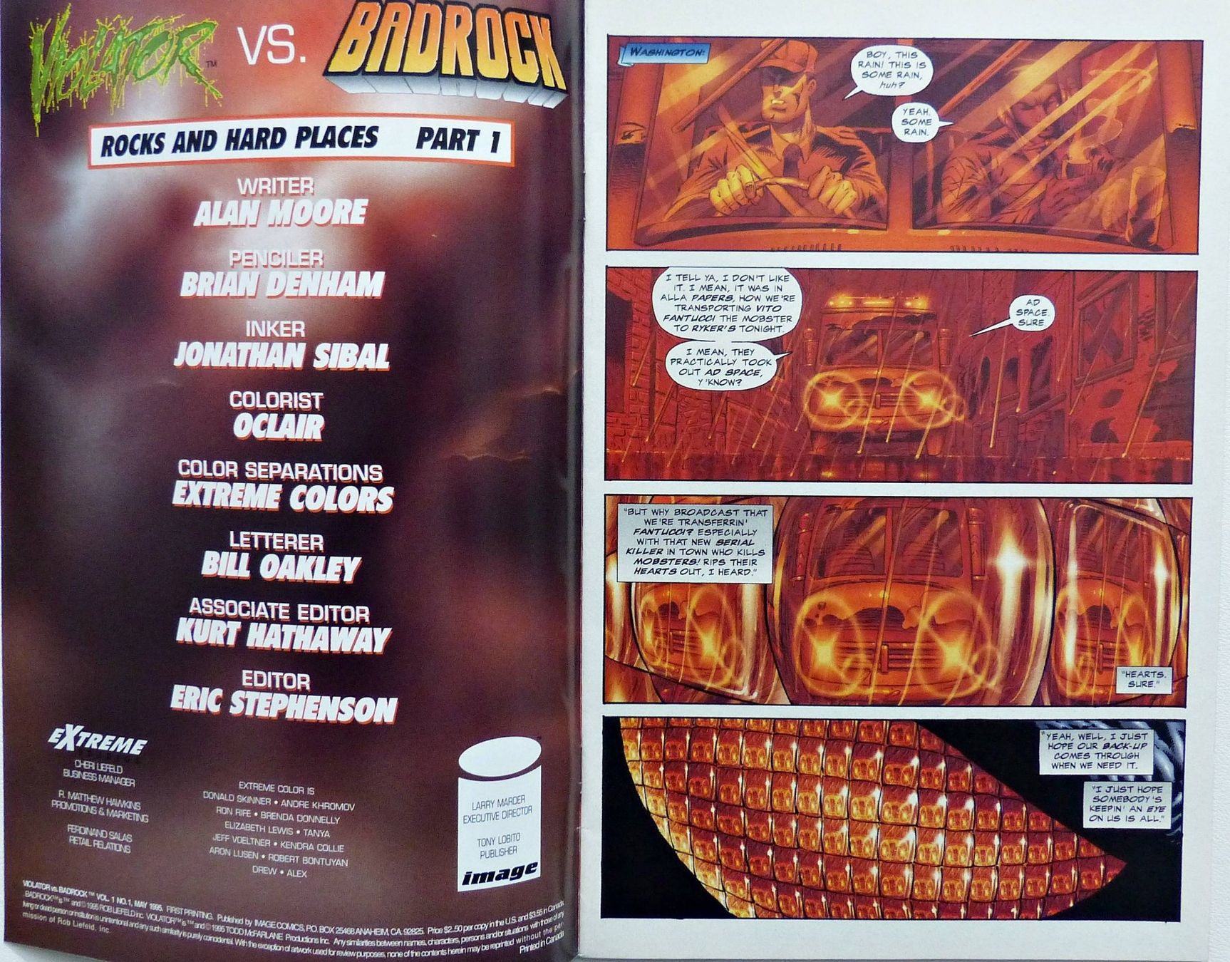 Fumetti: VIOLATOR VS BADROCK COMPLETE 4 PART SERIE BY ALAN MOORE 1995 – Usato da Lugano venduto da YouWantUS 2
