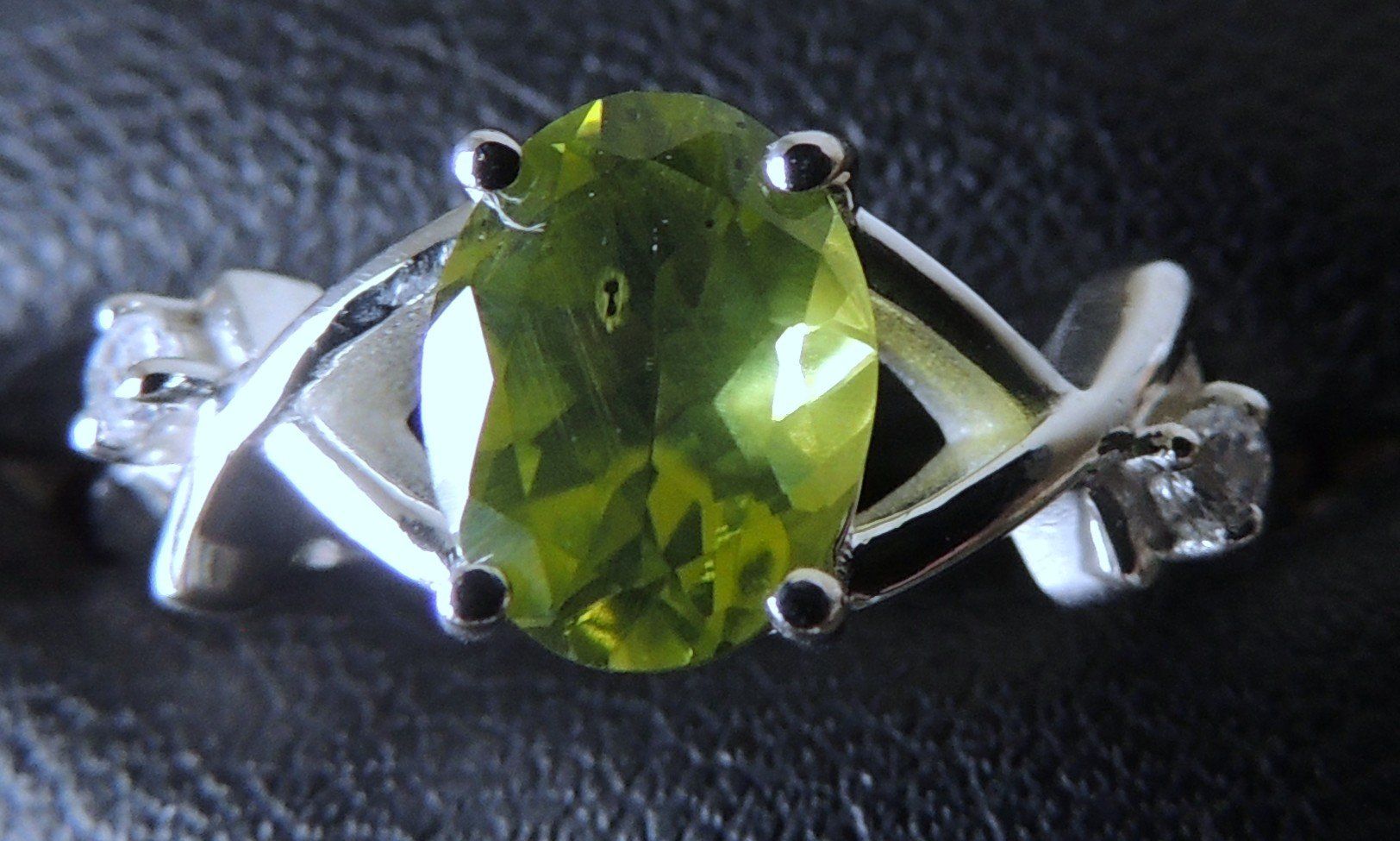 Anelli: Peridot Silber 925 Fingerring Gr. 57 – Nuovo (secondo la descrizione) da Waldenburg venduto da schaller707 1