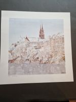 ROGER STÖCKLIN KUNSTDRUCK BASEL GRÖSSE 48X48 NUMMERIERT