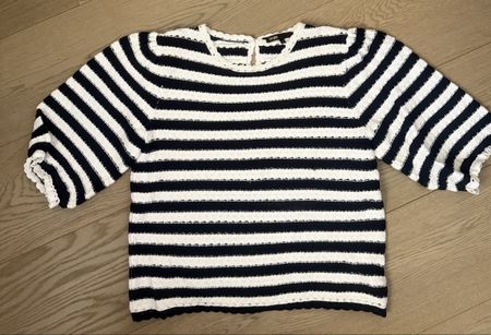 Pull effet crochet Maje
