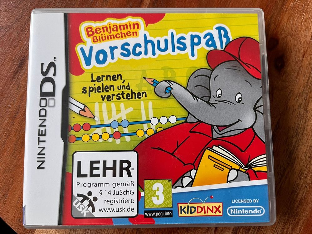 Nintendo DS Spiel Benjamin Blümchen Vorschulspass (Gebraucht) in ...