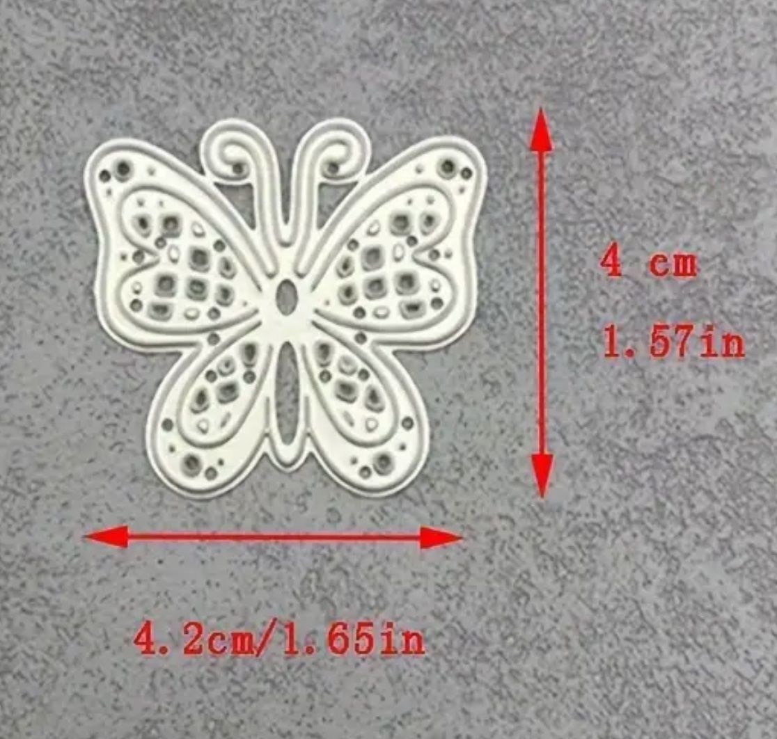 Sciablone: Schmetterling  - Stanzschablone – Nuovo e nell'imballaggio originale da Frenkendorf venduto da jazzplatten 1