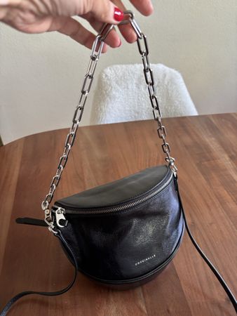COCCINELLE Handtasche Leder Schwarz Neuwertig 2023 Trend 58C