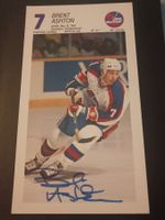 Brent Ashton - Handsignierte NHL Karte 90er Jahre