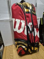 Wilson Tennistasche / Sporttasche, gross, rot/gold