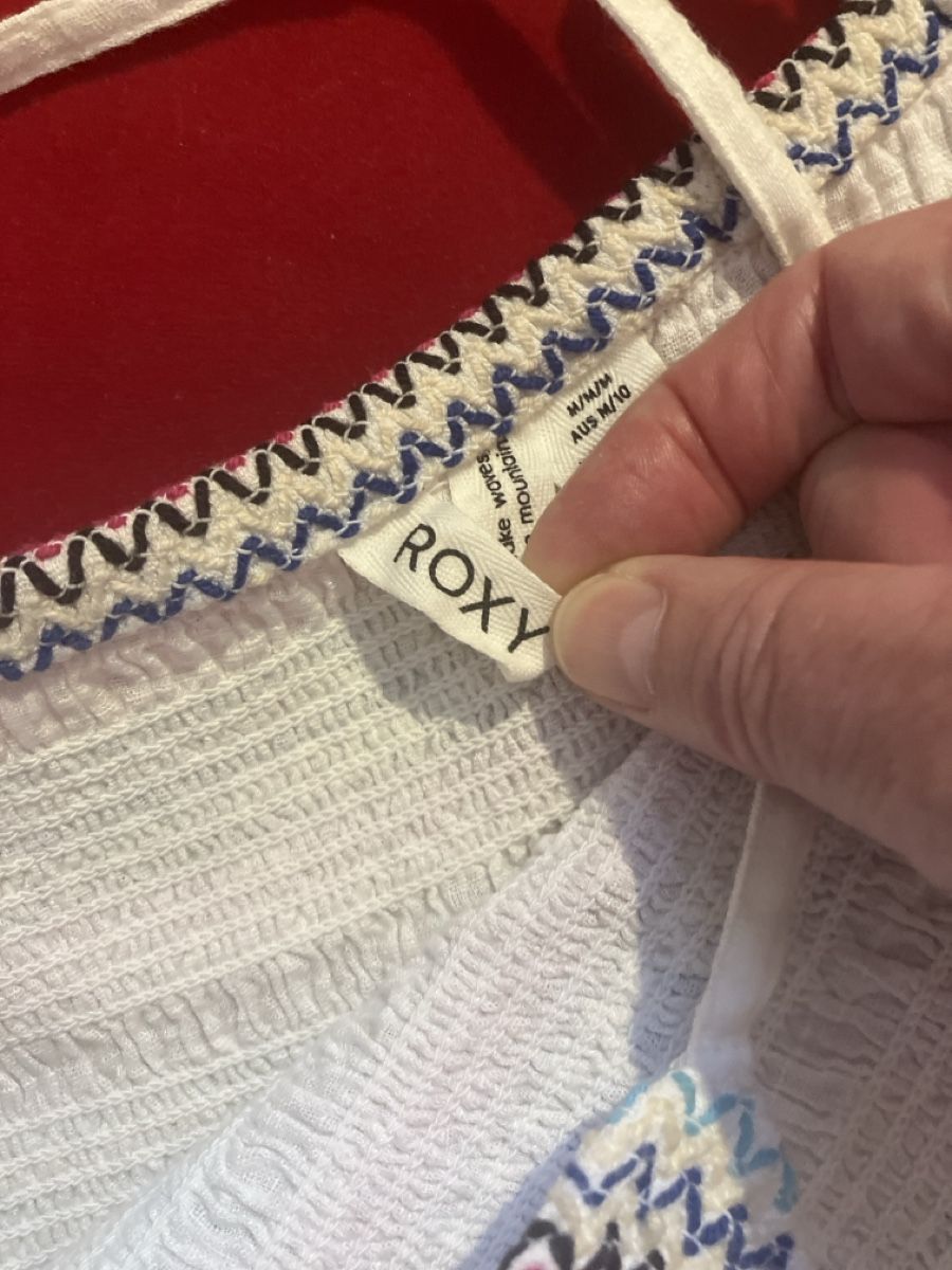 Roxy Kleider & Röcke: Kleid weiss Grösse M Roxy Maxikleid mit Smok-Bustier – Neu (gemäss Beschreibung) aus Muralto von jac_hkz5 3