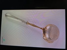 louche à sauce manche argent fourré 950