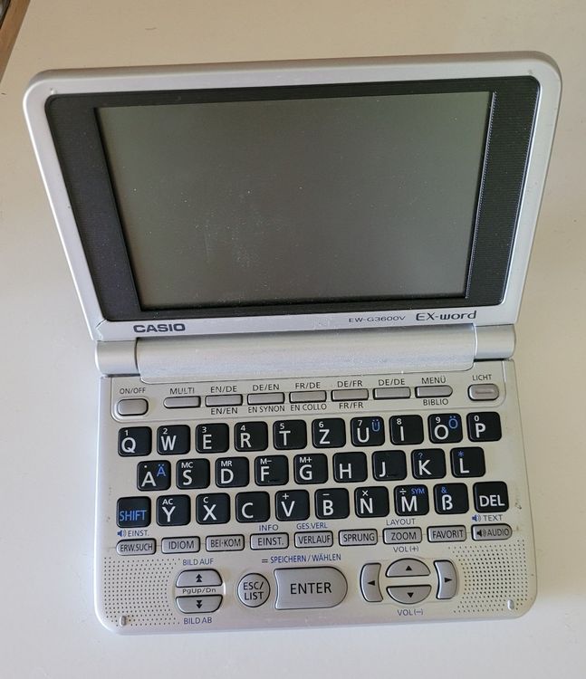 Casio EW-G3600V elektronisches Wörterbuch | Kaufen auf Ricardo