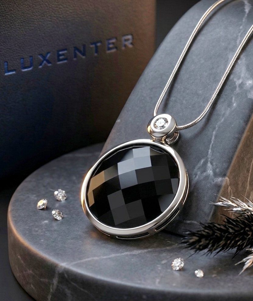 Anhänger: Silber 925 Anhänger mit Onyx - NEU – Neu und originalverpackt aus Uetikon am See von Coralreef
