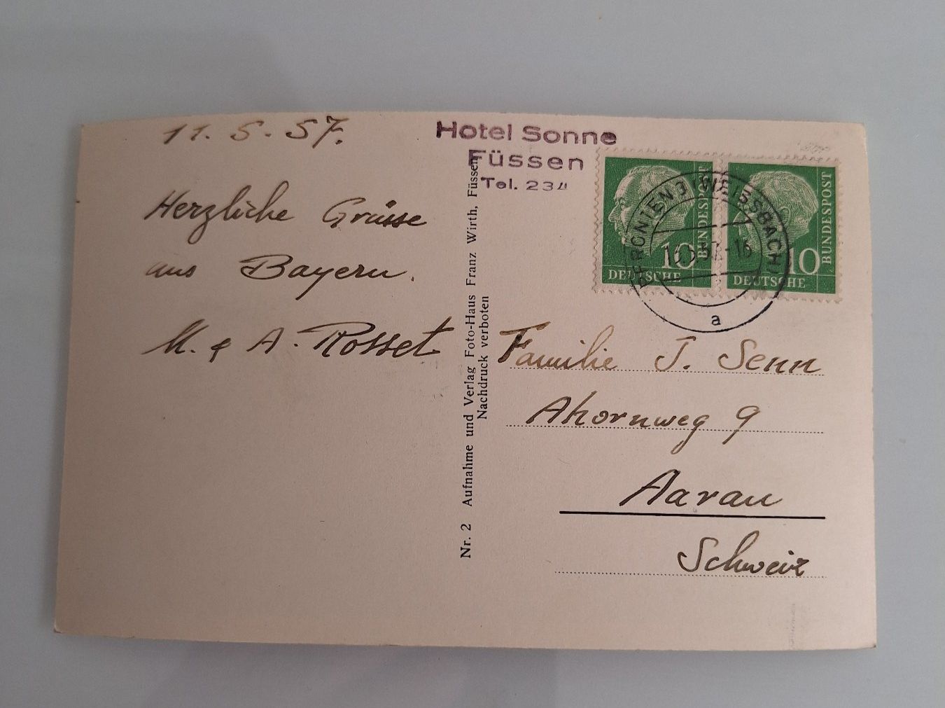 Cartoline postali: Alte Ansichtskarte Schloss Neuschwanstein – Usato da Sissach venduto da luvama 1