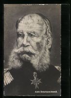 Kaiser Wilhelm I. mit Darstellungen des