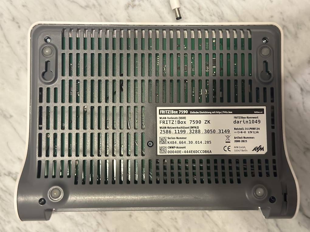 Modem & Router: FRITZBOX 7590 – Usato da Niederbipp venduto da Bazhkim 1