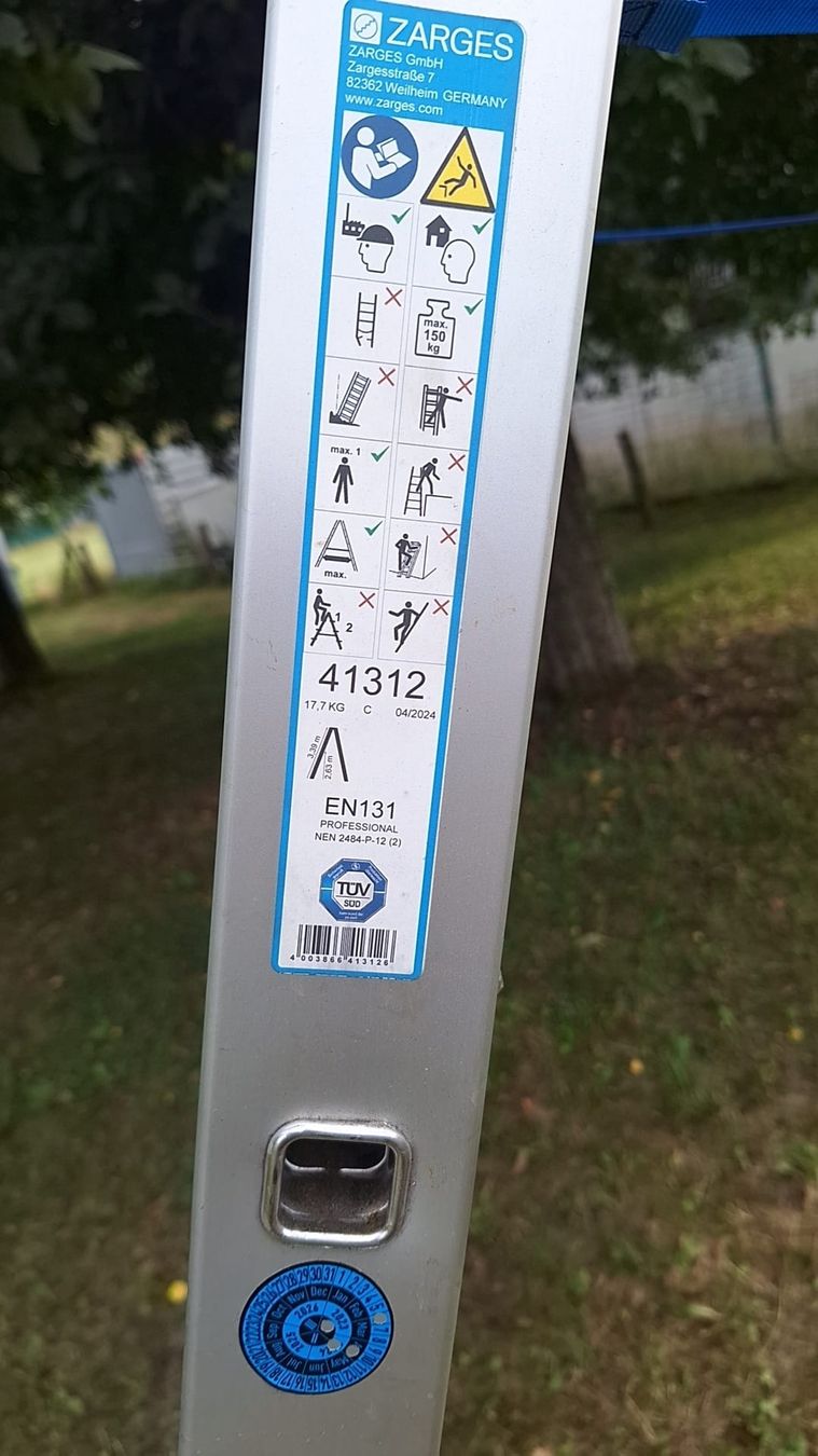 Zarges Leitern: Zarges Aluminium Leiter – Gebraucht aus Gettnau von sim_7kw9 4