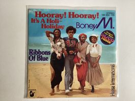 Boney M Single - Hooray Hooray / Ribbons Of Blue