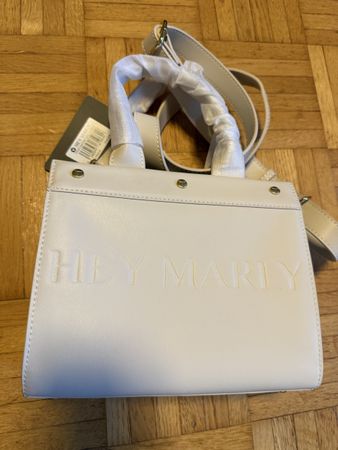 Hey Marly Handtasche Leder Creme