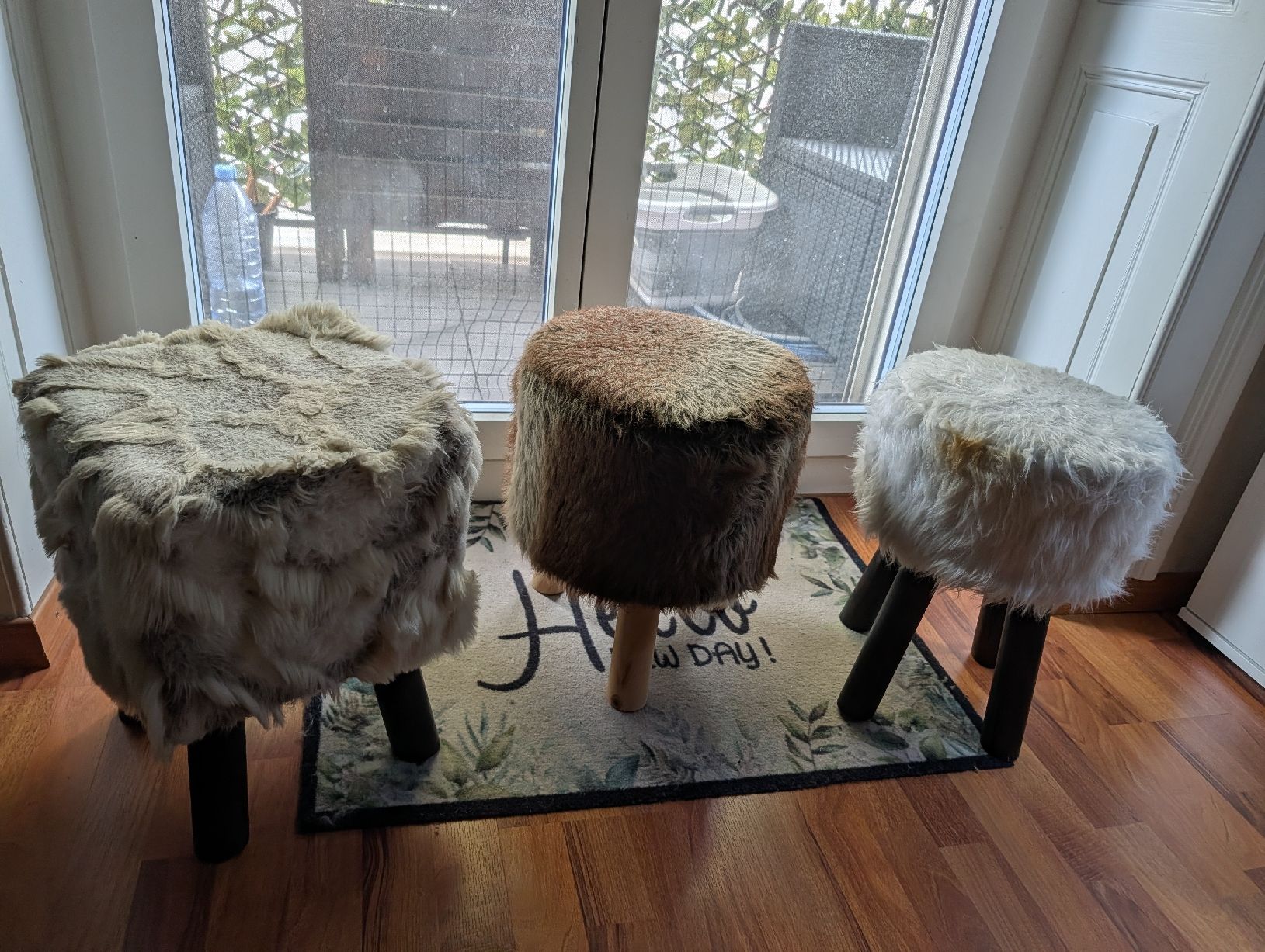 Tabourets: Hocker Fell 3er Set Fellhocker Sitzhocker – D'occasion à Zürich par bella2903 5