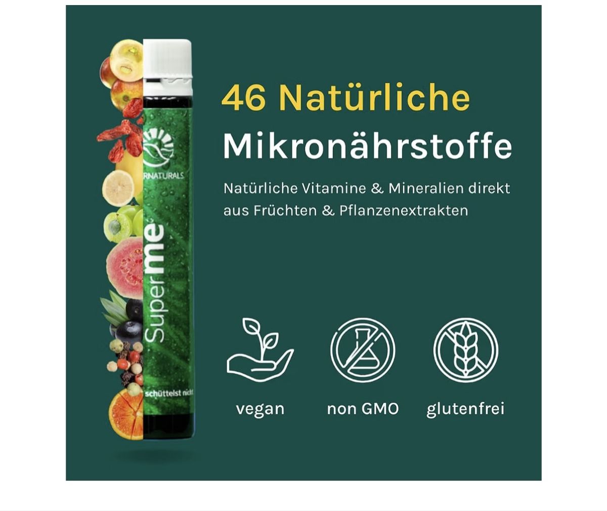 Cibi & Specialità: Super Me Nährstoffampullen – Nuovo e nell'imballaggio originale da Dornach venduto da Retschina63 1