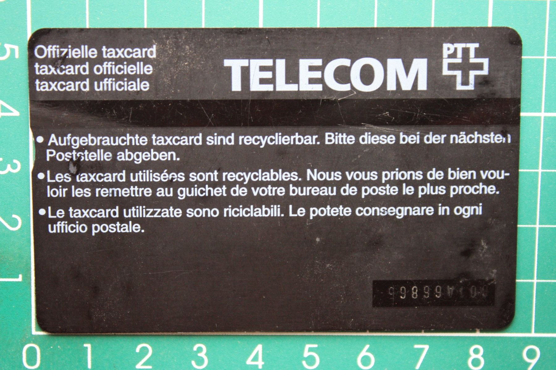 Swisscom Schede telefoniche: ptt taxcard /geschenkkarte – Usato da Laupen BE venduto da Gufi57 1