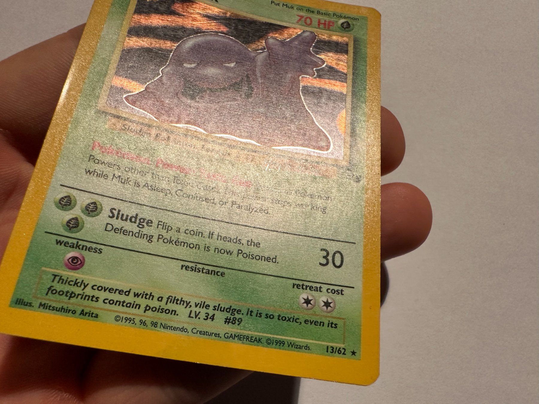 Pokémon Sammelbilder & Trading cards: Muk holo Fossil EN – Gebraucht aus Hagendorn von Pokecollectorch 4