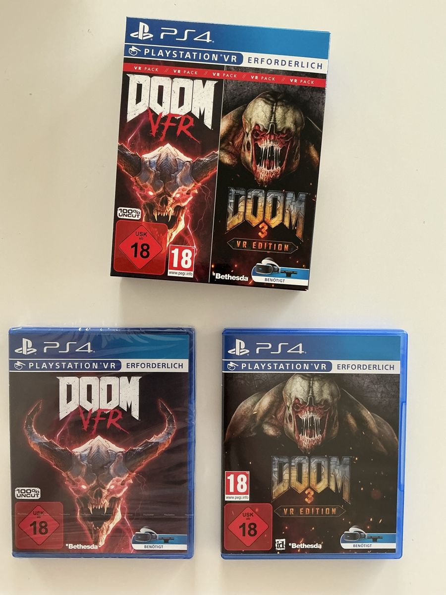 Sony Giochi: Doom 3 VR + Doom VFR (PS4) (VR) – Nuovo (secondo la descrizione) da Münchringen venduto da loo_b7bd