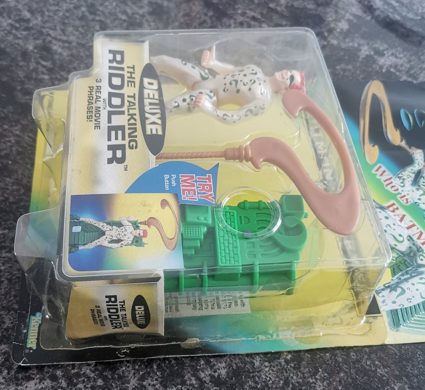 Hasbro Statuette: Riddler 1995 Action Figur Batman Forever Vintage Hasbro – Nuovo e nell'imballaggio originale da Rorschach venduto da Actionvintage789 3