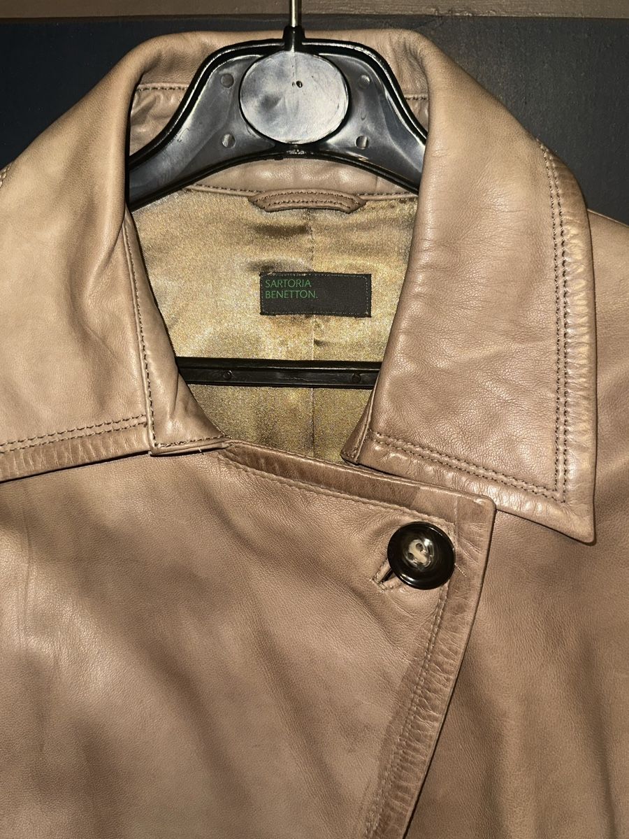 Benetton Giacche: Sartorio Benetton Damen Lederjacke – Usato da Schlieren venduto da James1010 1
