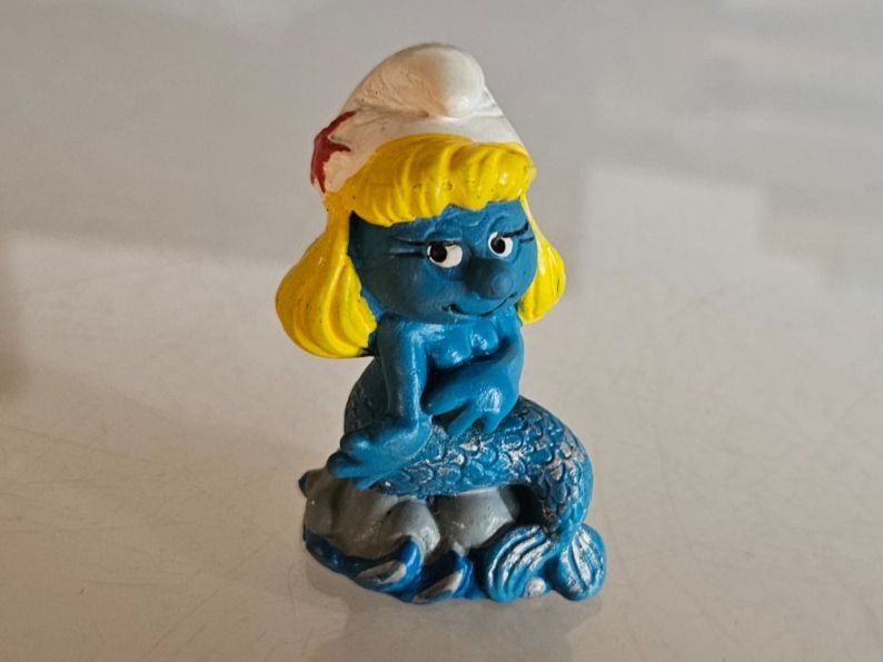 Schleich Statuette: Schlumpfine Meerjungfrau Figur – Usato da Basel venduto da True_Hofer_Store