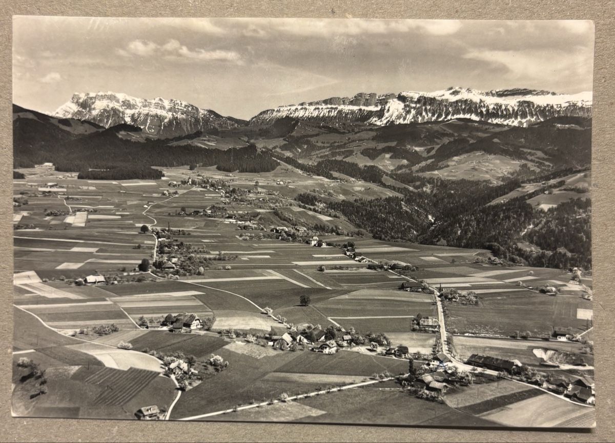 Cartoline postali: Flugaufnahme Unterlangenegg – Usato da Luzern venduto da Balbel