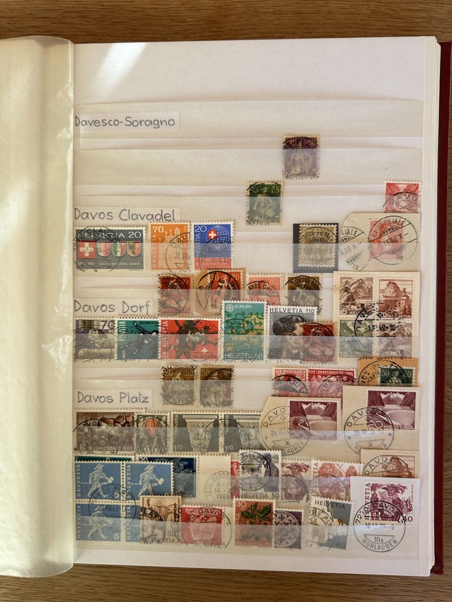 Tutti i francobolli: Schweiz - Ortspoststempel Sammlung von Cozzo - Echallens – Usato da Schmitten / FR venduto da Samsara169 4