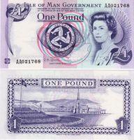 ILE DE MAN  1 POUND 2009 (UNC) ELISABETH II