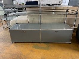 USM Haller Sideboard 2x2 in mittelgrau
