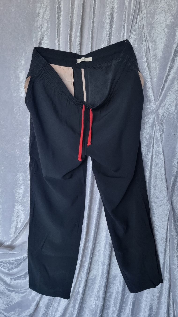 Celine Pantaloni: Céline-schwarze sportliche Hose Gr.40 – Nuovo (secondo la descrizione) da Pfäffikon SZ venduto da hrs_k2tn