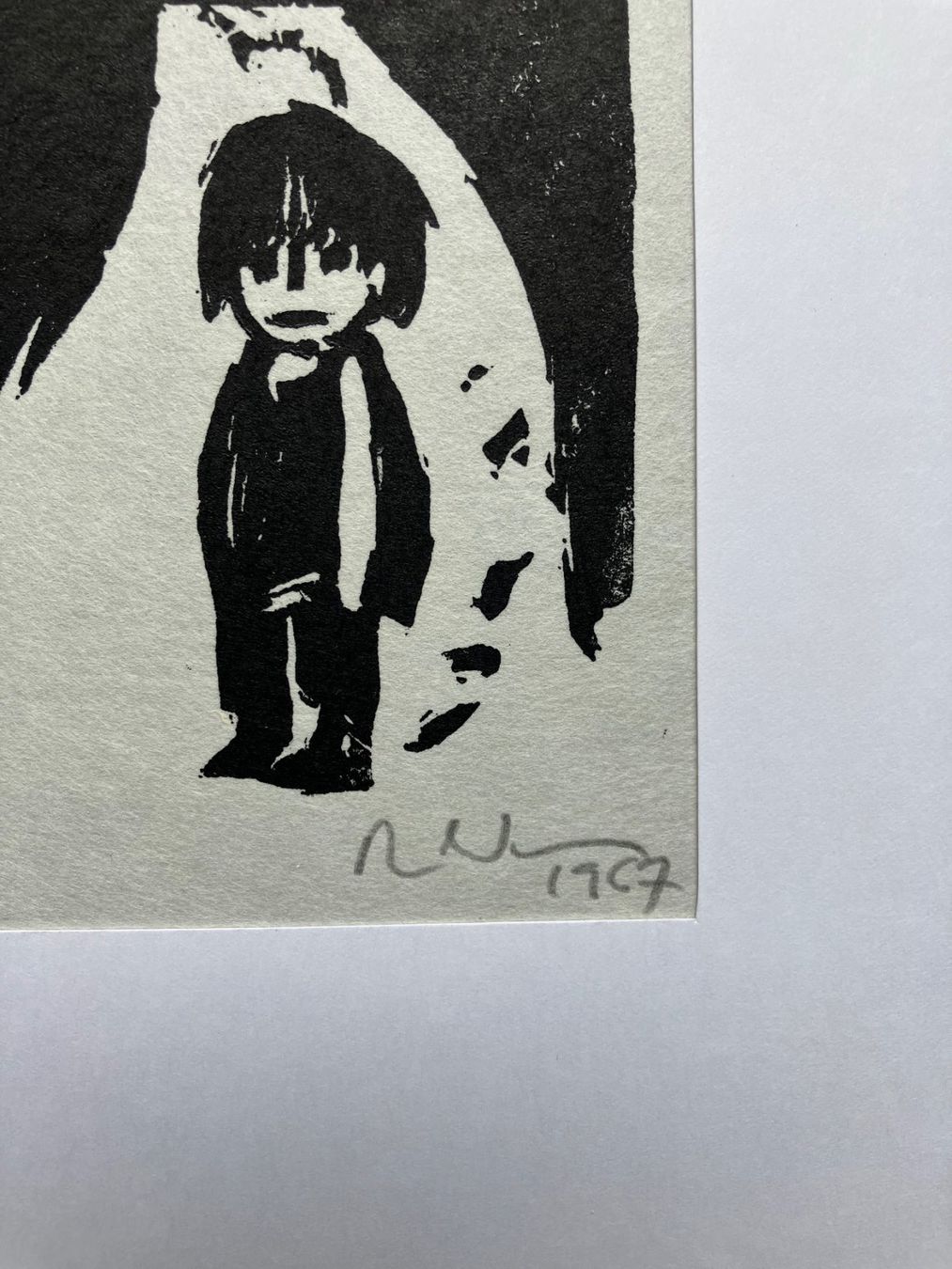 Xilografie: Holzschnitt von Robert Wyss  1967 – Usato da Winterthur venduto da Barunggeli 2