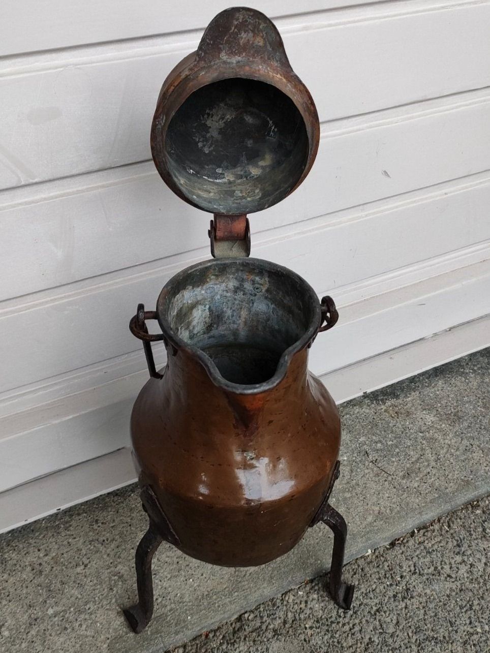 Caraffe: Kupfer - Kanne mit Deckel – Usato da Wiesendangen venduto da s_er