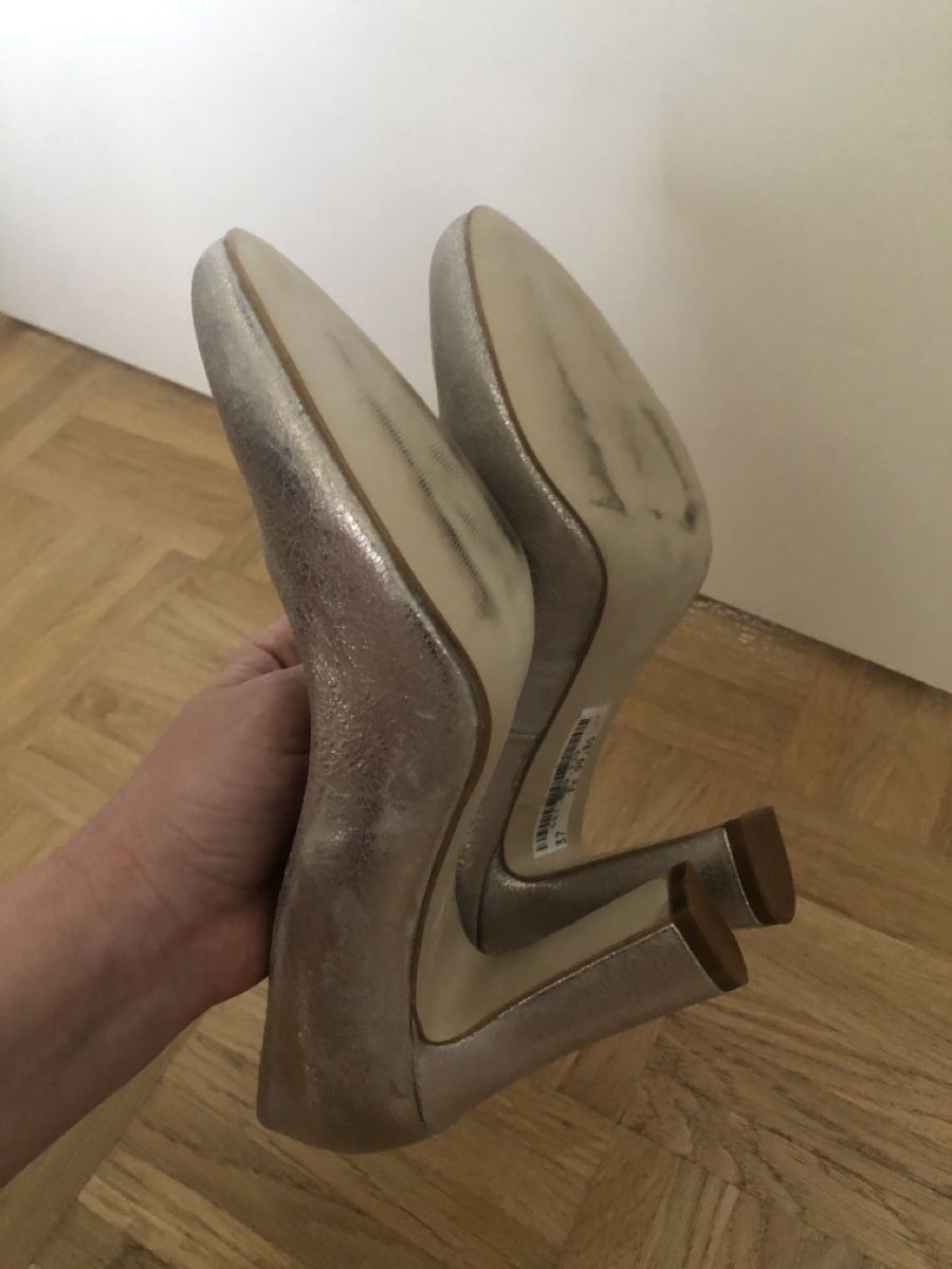 Scarpe da donna: Chaussures à talons dorées – Nuovo (secondo la descrizione) da Onex venduto da kattrina 4