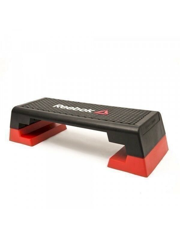 Hometrainer: Reebok Step Steppbrett Schwarz/ Rot – Nuovo e nell'imballaggio originale da Bottighofen venduto da zaap 1