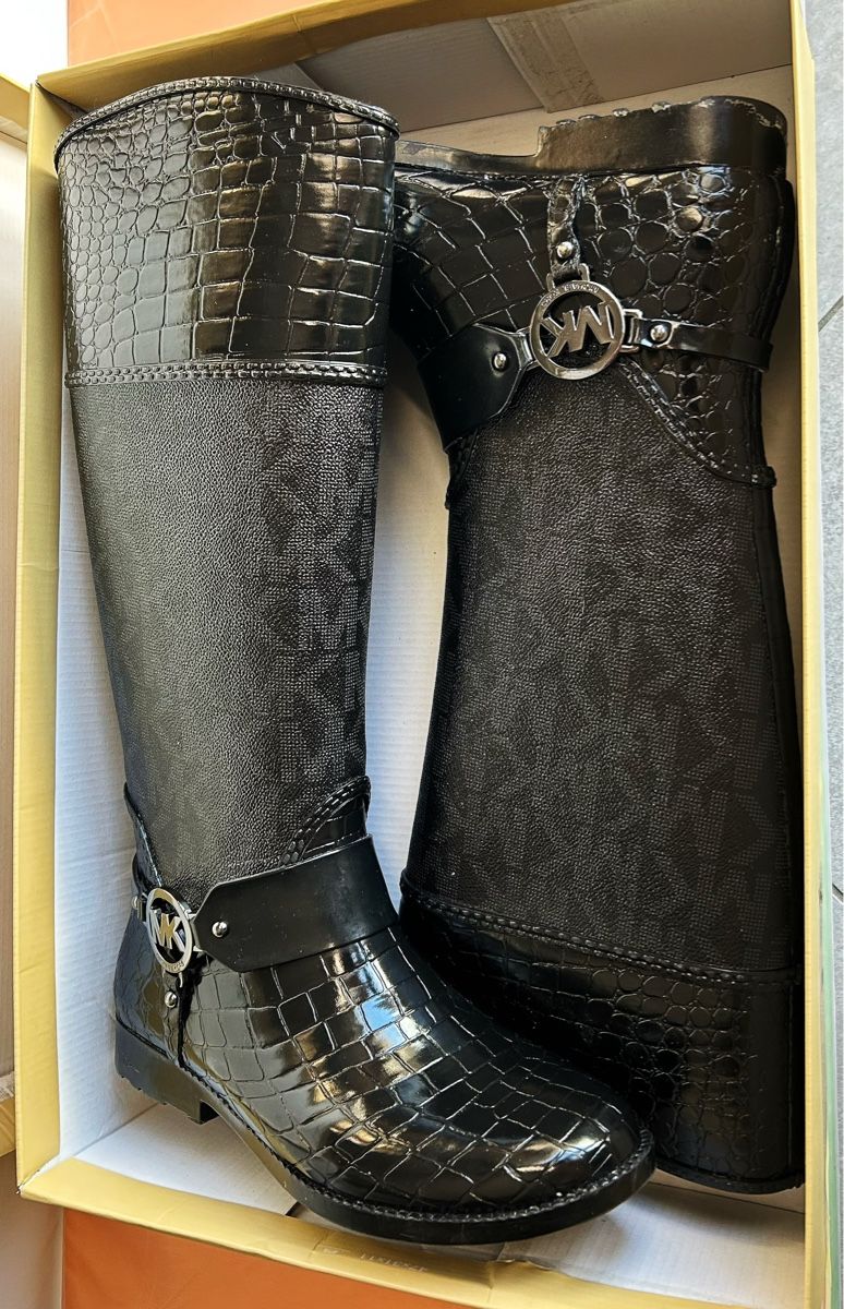 Michael Kors Scarpe da donna: Bottes Michael Kors MK Croco Tall Rainboot – Usato da Pont (Veveyse) venduto da pil_k9jp 8