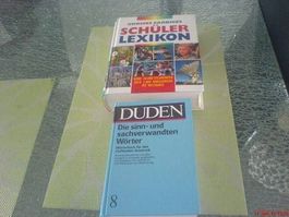 grosses farbiges Schüler Lexikon und