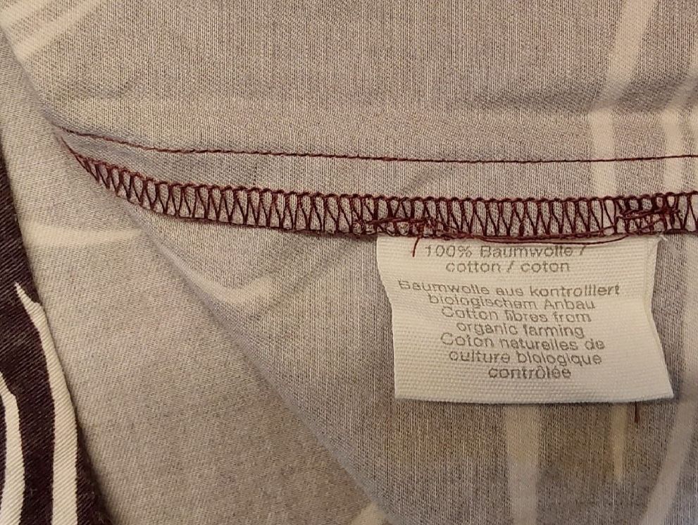 Hessnatur Camicette: Blusenshirt Tunika hessnatur 36 Baumwolle dunkelbraun – Usato da Köniz venduto da scopello12 4