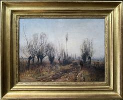 GABRIEL LOPPÉ – Paysage animé 1878
