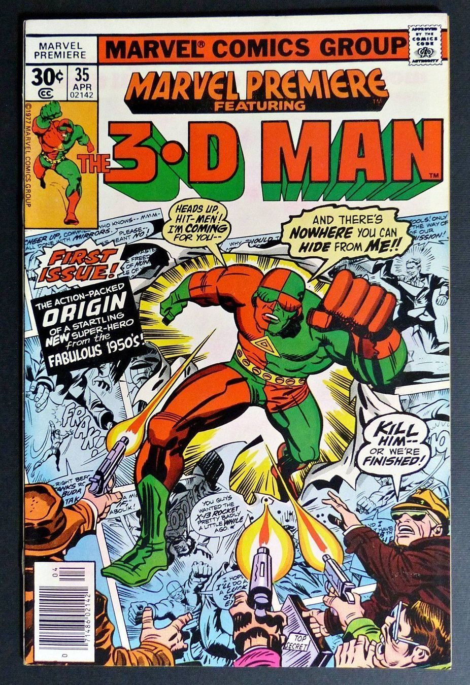 Fumetti: MARVEL PREMIERE 35-36  🔑 KEY ISSUE 3-D MAN 1ST APP.  1977 – Usato da Lugano venduto da YouWantUS 1