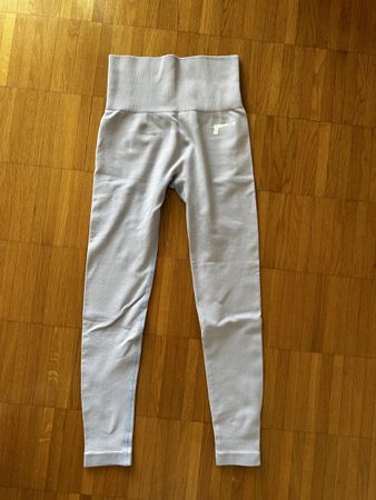 Hellblaue Sportleggins Alpha Coutures